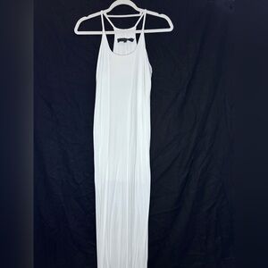 Urban Zen White Racerback Jersey Dress S